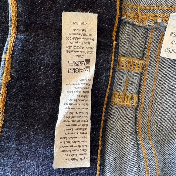 Spanx Flare Bootcut Pull On Jeans in Midnight Shade Plus Size 1X Regular - Picture 16 of 16